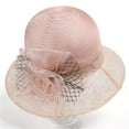 thumbnail image 1 of Mashaouyo Bucket Hats Womens Holiday Hat Sun Summer Sun Beach Visor Hat 1PC, 1 of 4