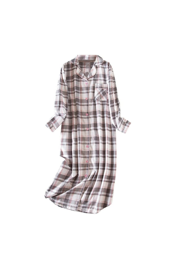 Nightgowns For Women Soft Cotton Women Autumn And Winter Cotton Oversize Pajamas And Home Wear 1Pc