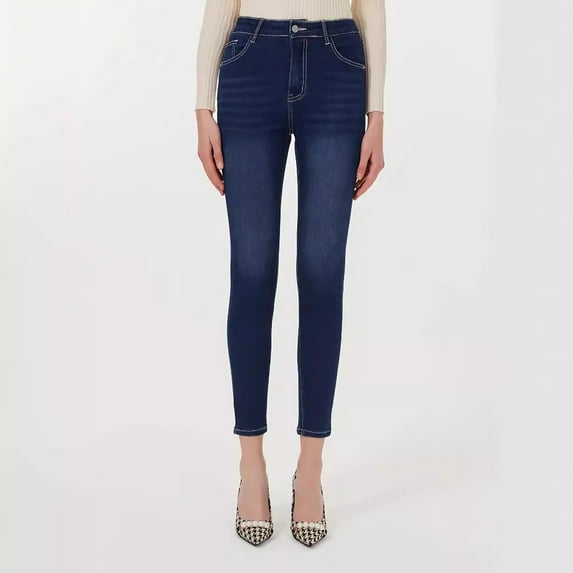 Mashaouyo Women's Jeans Womens High Waisted Jeans Stretch Butt Lifting Jeggings Jeans Classic Slim Fit Denim Pants Clothing Sale