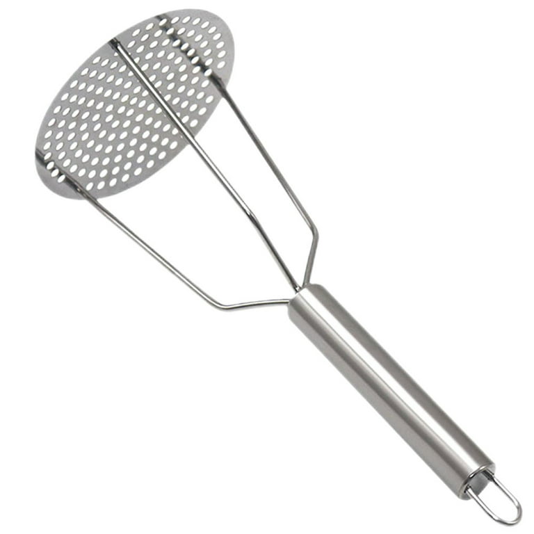 Mashed Potatoes Masher Heavy Duty Stainless Steel Potato Masher and Ricer for Puree Gnocchi Fruit Juicer, One Size