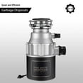 Masher 3/4 HP Continuous Feed Garbage Disposal with Sound Reduction and