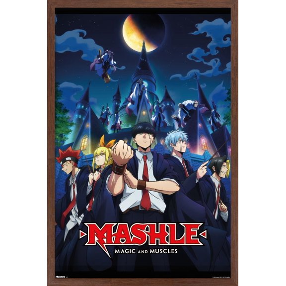 Mashle: Magic & Muscle (2023) - Castle Moonlight Key Art Wall Poster, 22.375" x 34" Framed