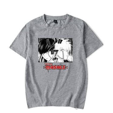 Mashle Magic and Muscles Personalized Anime Merch Print T-shirt casual short sleeved unisex top