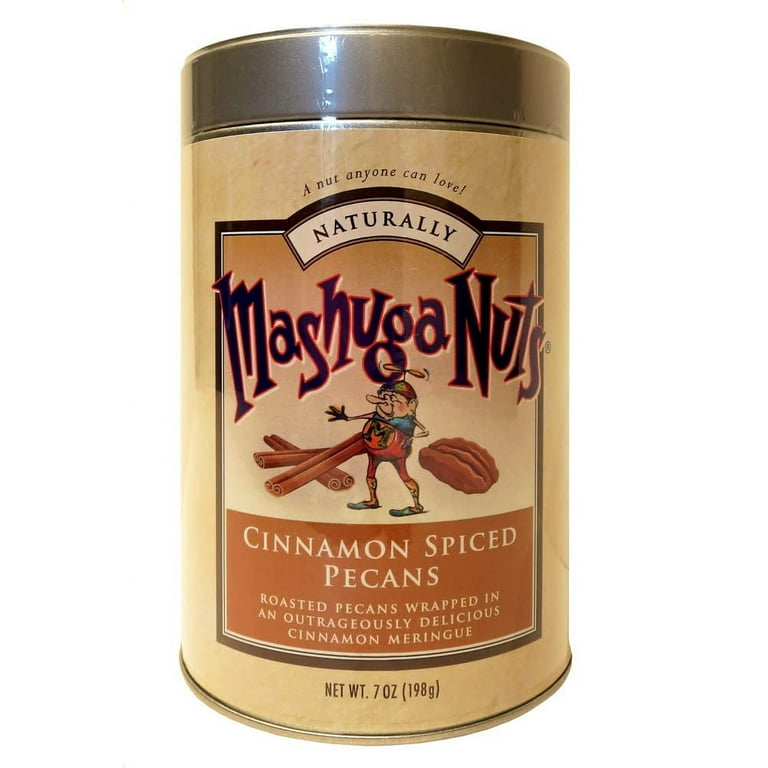 mashu Mashuga Nuts Large Gift CM31 Canister Cinnamon Spiced Pecans