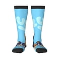 thumbnail image 1 of Masiiu Bluey Print Adult Crew socks, Comfortable Novelty Colorful Patterned, Breathable, Stylish Colorblock for Men Women, 1 of 6
