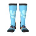 thumbnail image 1 of Masiiu Bluey Print Adult Crew socks, Comfortable Novelty Colorful Patterned, Breathable, Stylish Colorblock for Men Women, 1 of 6
