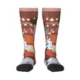 thumbnail image 1 of Masiiu Bluey Print Adult Crew socks, Comfortable Novelty Colorful Patterned, Breathable, Stylish Colorblock for Men Women, 1 of 6