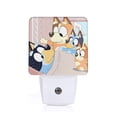 thumbnail image 1 of Masiiu Bluey Print LED Night Lights with Dusk to Dawn Sensor, Kids Nightlight for Bedroom,Baby Nursery,Hallway-UK, 1 of 7