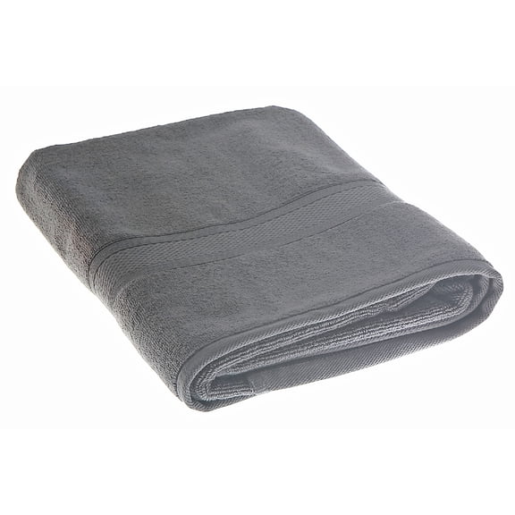 Masion Concepts Nova Bath Sheet 30" X 60" Dark Grey ,Dark Grey,Cotton, 30 L x 60 W x 1 H