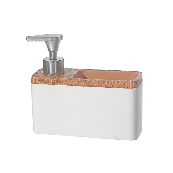Masion Concepts Polyresin Kitchen Sink Soap Dispenser ,Multi,Polyresin, 6.46 L x 2.4 W x 3.83 H