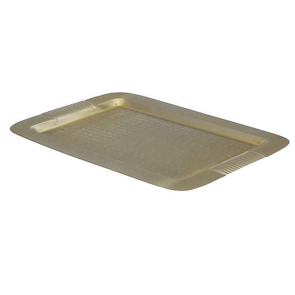Masion Concepts Rectangular Hammered Tray 17" X 12" Gold ,Gun Metal,Metal, 16.73 L x 12 W x 0.5 H