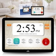Masjidal 10" Smart WiFi Digital Azan Clock & Islamic Prayer Frame Automatic Worldwide Prayer & Iqamah Times, Full Quran Player, Athan Alarm,Ramadan Clock, Touchscreen Muslim Home Display, Black Color