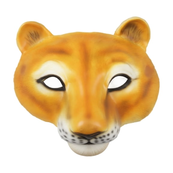 Mask Big Cat Feline Design Halloween Accessory for Masquerade Events 1 Piece for Adults and All Ages
