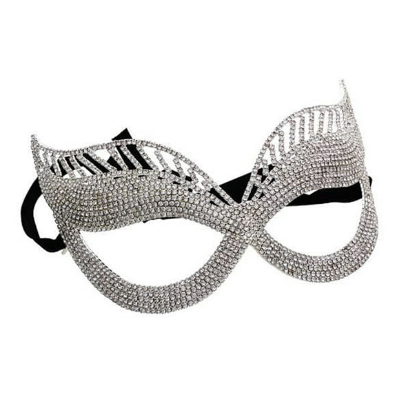 Mask Crystal Masquerade Mask - MK-71504CR-S