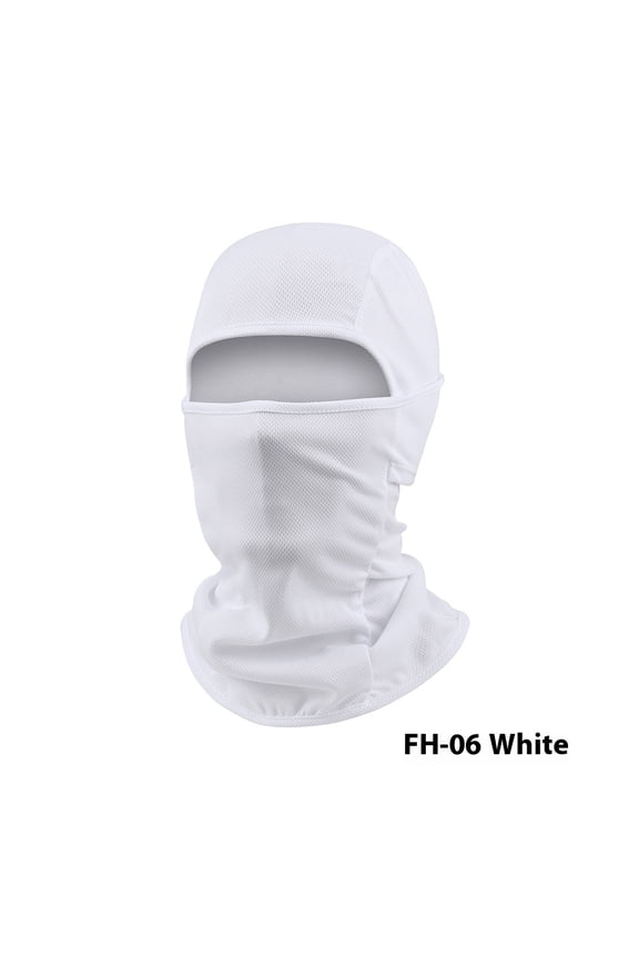 Mask Face Mask Shiesty Mask for Men Women, Motorcycle UV Protector Windproof Face Cover-white