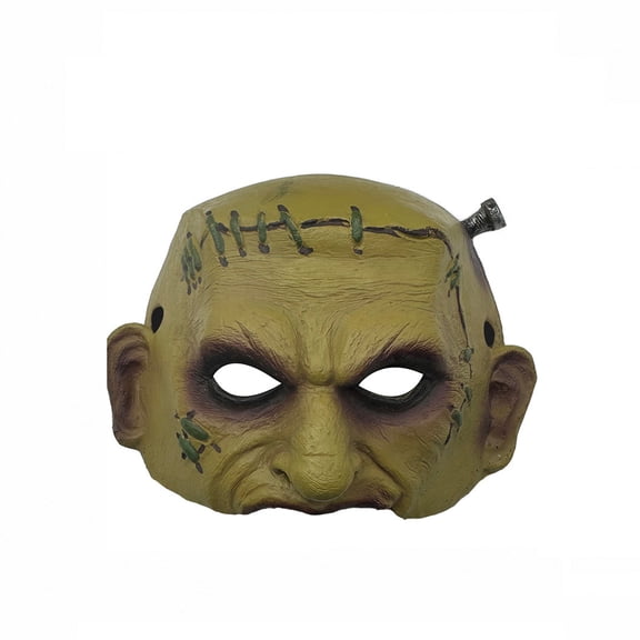 Mask Frankenstein Mask Stitched Half Face Monster Mask for Halloween Party Masquerade Halloween Accessory Halloween Gift