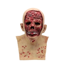 Mask Full Head Zombie Horror Latex Design 15 X 10 Inch for Masquerade Halloween Party and Haunted House Events