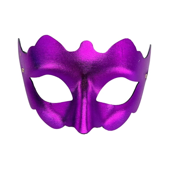 Mask for Masquerade Party, Mens Masquerade Mask, Masquerade Ball Mask, Vintage Eye Mask, Purple Frosted Vintage Men's Masquerade Mask, Secure Fitted Purple Party Eye Mask 6X4X1