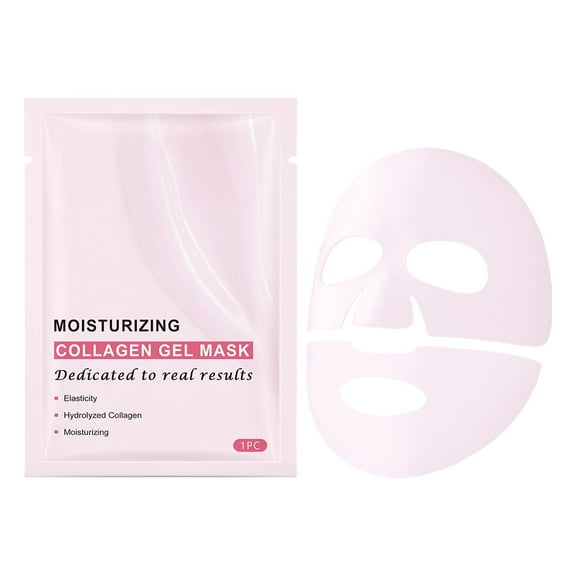 Mask Skincare,Face Mask,Collagens Moisturizing Mask Crystal Split Mask Jelly Color Dissolvable Mask,Firming Lifting Korean Collagen Films for Improve Skin Elasticity(1pc)