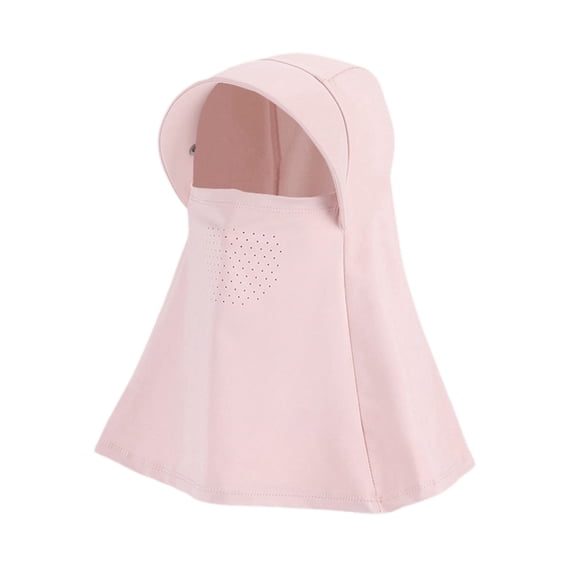 Mask Sun UV Protection Hood Breathable, Soft Face Mask for Men Women - Motorcycle Fish Pink One Size