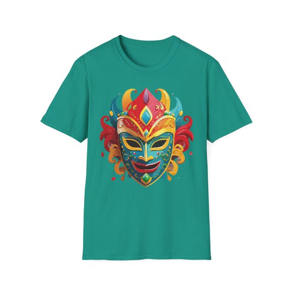 Mask Tee Shirt, Mask Shirt, Shirt with Mask, Masquerade Tees