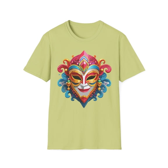 Mask Tee Shirt, Mask Shirt, Shirt with Mask, Masquerade Tees
