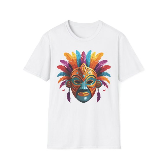 Mask Tee Shirt, Mask Shirt, Shirt with Mask, Masquerade Tees
