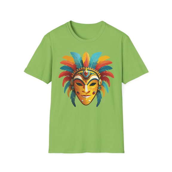 Mask Tee Shirt, Mask Shirt, Shirt with Mask, Masquerade Tees