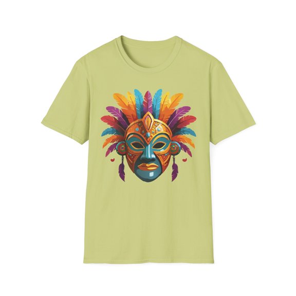Mask Tee Shirt, Mask Shirt, Shirt with Mask, Masquerade Tees