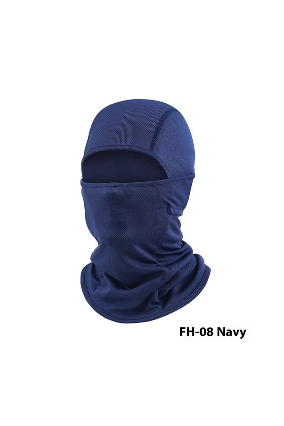 Mask for Men Face Mask Women Summer Masks Full Head Cover Motorcycle Helmet Sun UV Protection-dark blue
