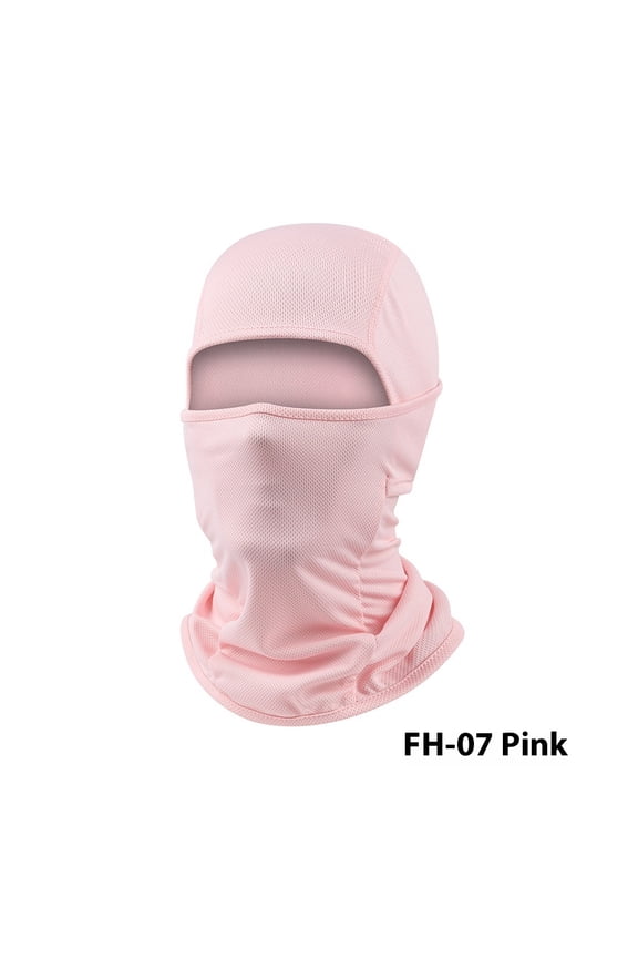 Mask for Men Women pink Face Mask Summer Masks Full Head Cover Motorcycle Helmet Sun UV Protection