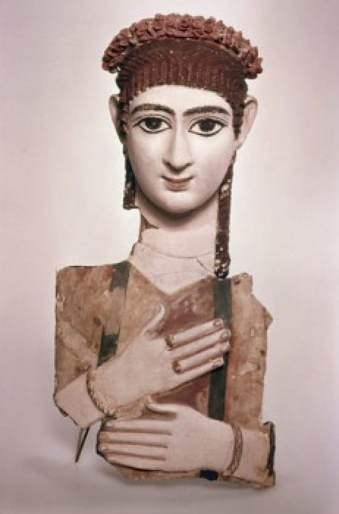 Mask of a Woman 100 BC Egyptian Art Staatliche Museen Preussischer Kulturbesitz Berlin Germany Canvas Art - (18 x 24)