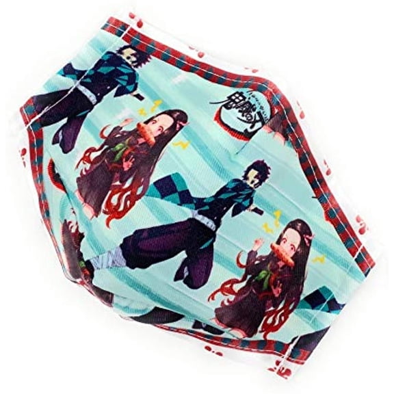 Maskara by BengC Japanese Anime Manga Tanjiro Nezuko KIDS MASK w/ Nose Clip