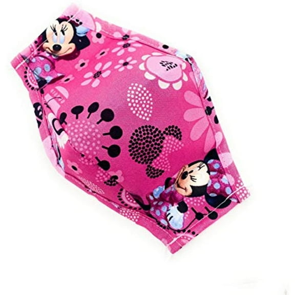 Maskara by BengC Minnie Bowtique Pink ADULT Face Mask w/ Nose Clip