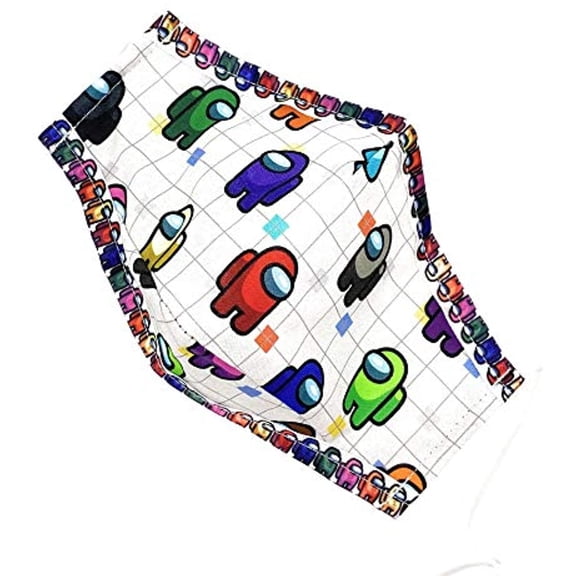 Maskara by BengC Space Crew Game Grid KIDS Face Mask for Little Boys Girls (3 to 10 yrs)