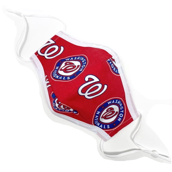 Maskara by BengC Washington Nationals Red Adult Mask - 3D Fit - 100% Cotton