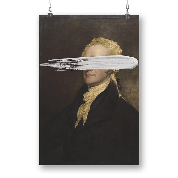 Masked Hamilton Poster - Jennifer Goldberger Designs,