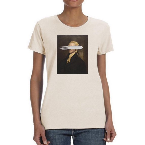 Masked Hamilton T-Shirt Women -Jennifer Goldberger Designs, Female 5X-Large