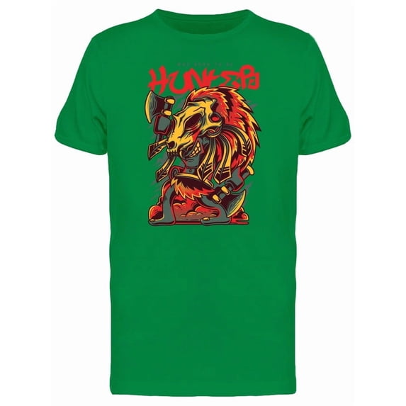 Masked Hunter Graffiti Art Tee Men's -Image by Shutterstock
