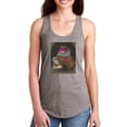 thumbnail image 1 of Masked Matoaka Racerback Tank Women -Jennifer Goldberger Designs, Female XX-Large, 1 of 4
