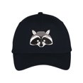 thumbnail image 1 of Masked Raccoon Trash Panda Head Low Profile Cotton Adjustable Baseball Cap Dad Hat for Men Women Embroidered Design - Dark Blue, 1 of 5