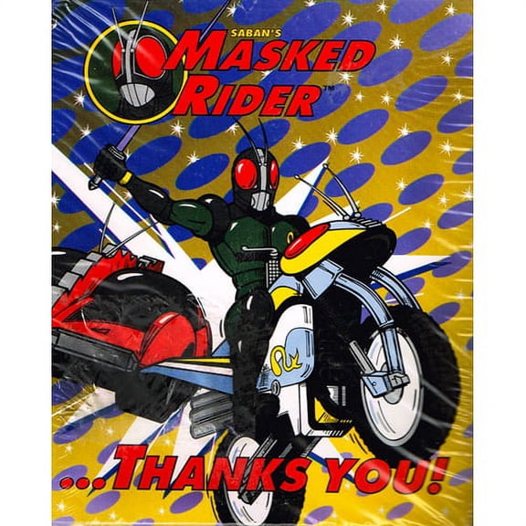 Masked Rider Thank You Notes w/ Env. (8ct)