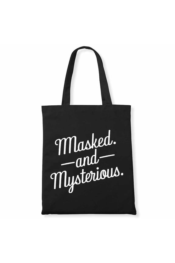 Masked and mysterious. Respiratory Therapist Nurse Halloween Canvas Bag 3Pcs