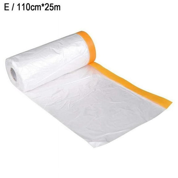 Masking Plastic Car Clear Paint Plastic Protective Cover Roll Masking Film K2J7