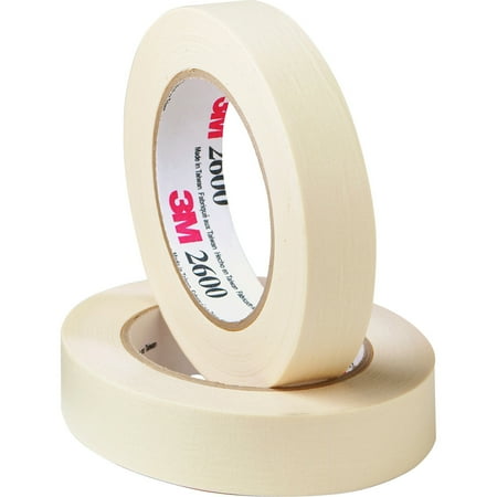 Masking Tape, 1 In X 60 Yds, White