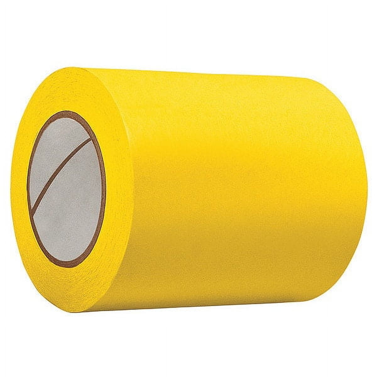 Masking Tape,1" W,60 yd L,Yellow,PK36