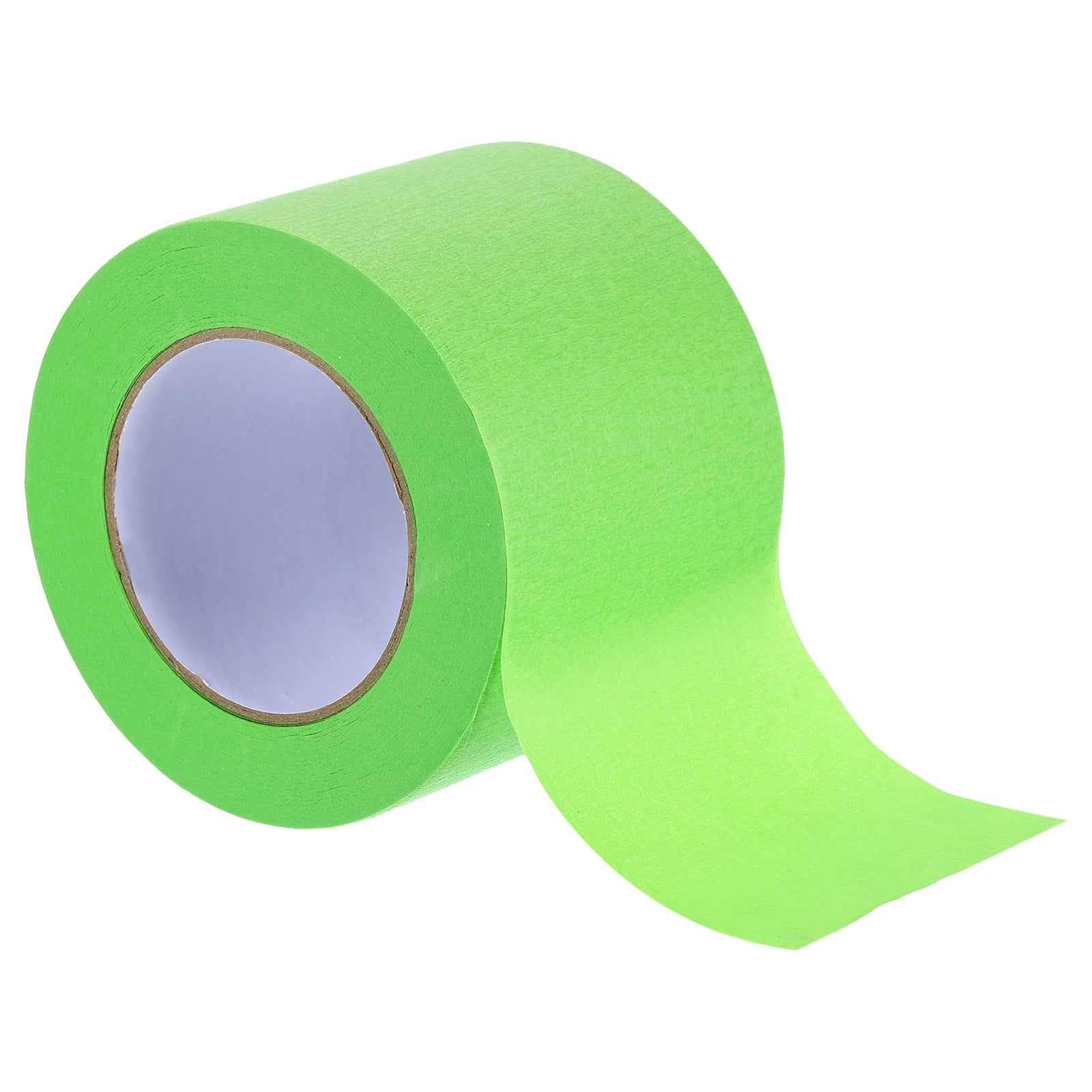 Masking Tape Green Painters Tape Paper Tape [for Crafts DIY Walls Painting Decoration]- 3.8 Inch x 60 Yards/1 Roll