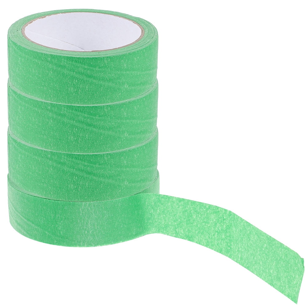 Masking Tape Labeling Tapes Art Paper Duct Green Decorative Paint 4 Rolls