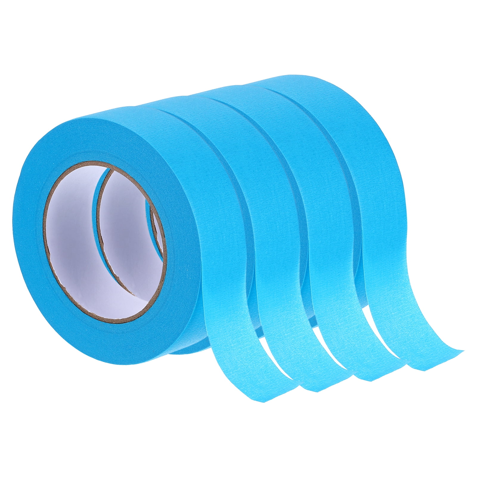 Masking Tape Light Blue Painters Tape Paper Tape [for Crafts DIY Walls Painting Decoration]- 1.4 Inch x 60 Yards/4 Rolls