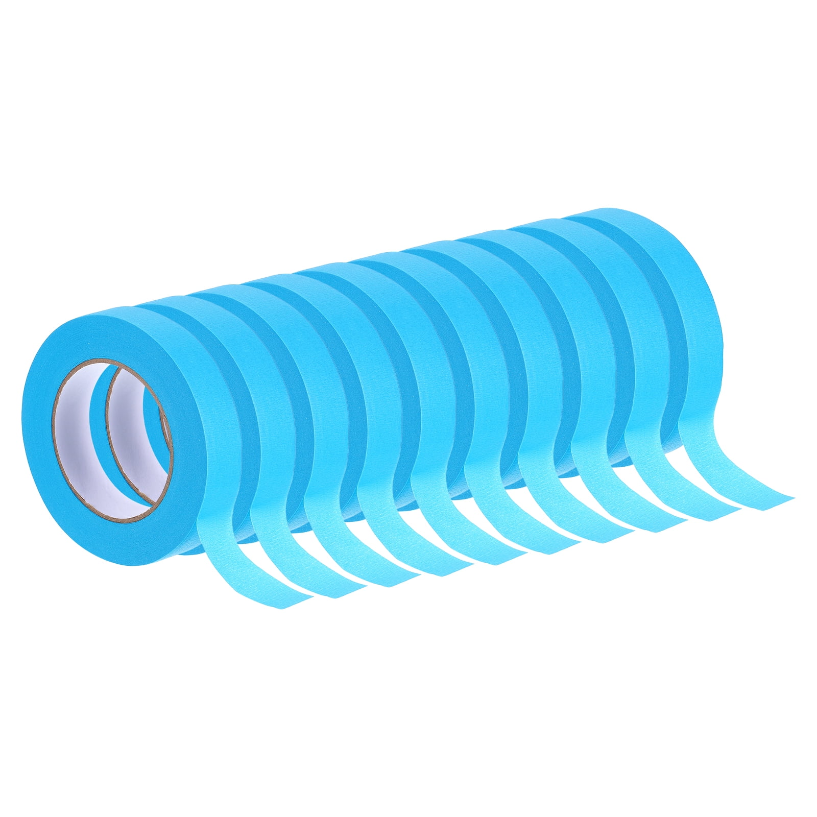 Masking Tape Light Blue Painters Tape Paper Tape [for Crafts DIY Walls Painting Decoration]- 1 Inch x 60 Yards/48 Rolls